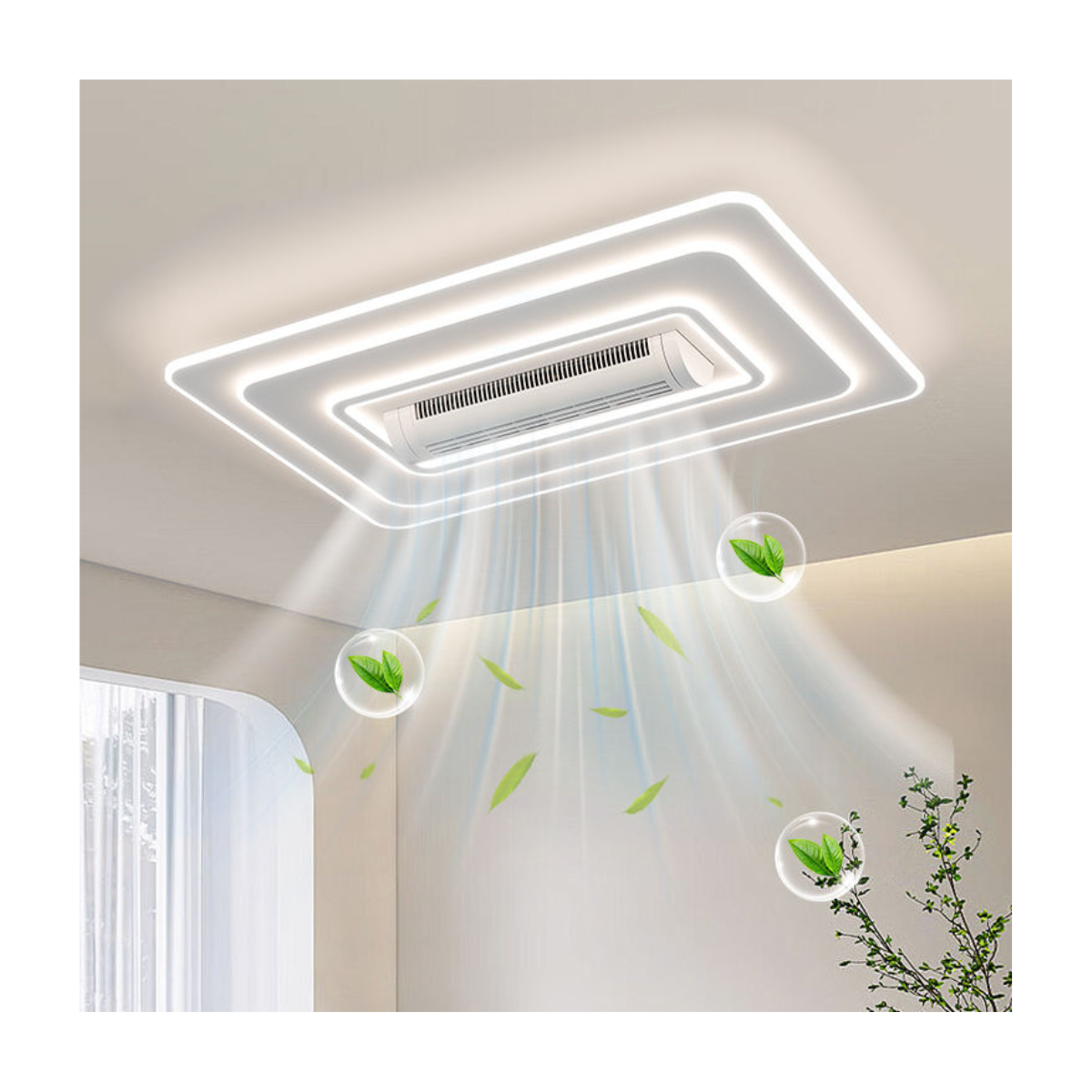 Vista Rectangular Fan Light